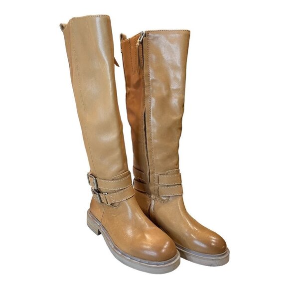 Sam Edelman Tan Heeled Boots - Picture 6 of 11